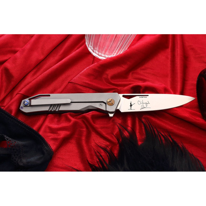 Нож MR BLADE KEEPER NO SHNUR NO PARTY, METALLIC Keeper Metallic