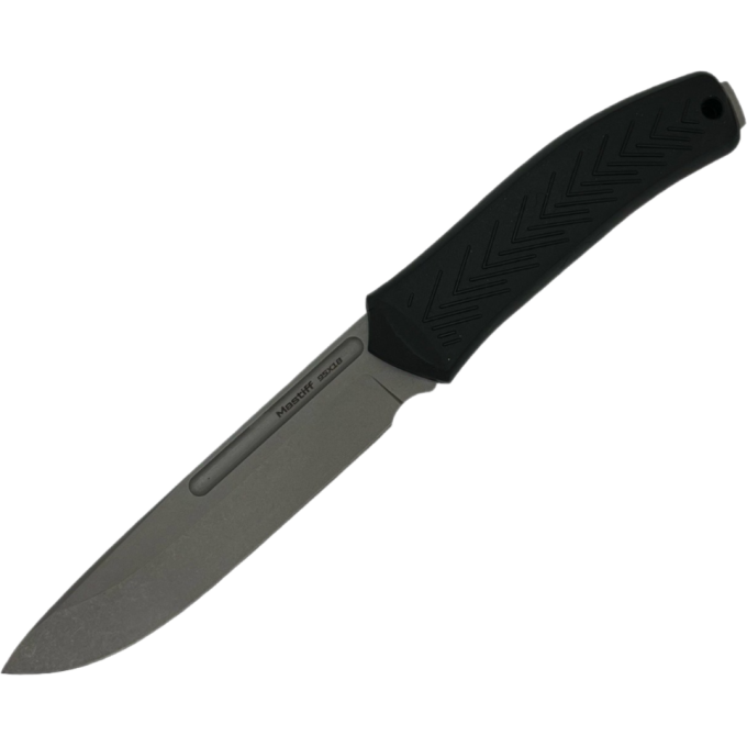 Нож MR BLADE MASTIFF (95X18 Stonewash, Elastron Black) MB374-SW