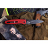 Нож MR BLADE SHOT BLACKWASH RED MB220