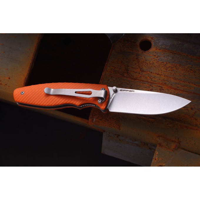 Нож MR BLADE ZIPPER BRIGHT ORANGE